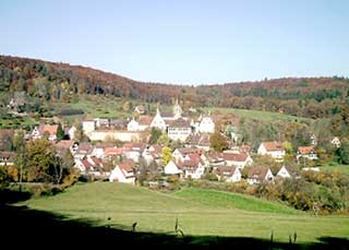 Blick auf Bebenhausen